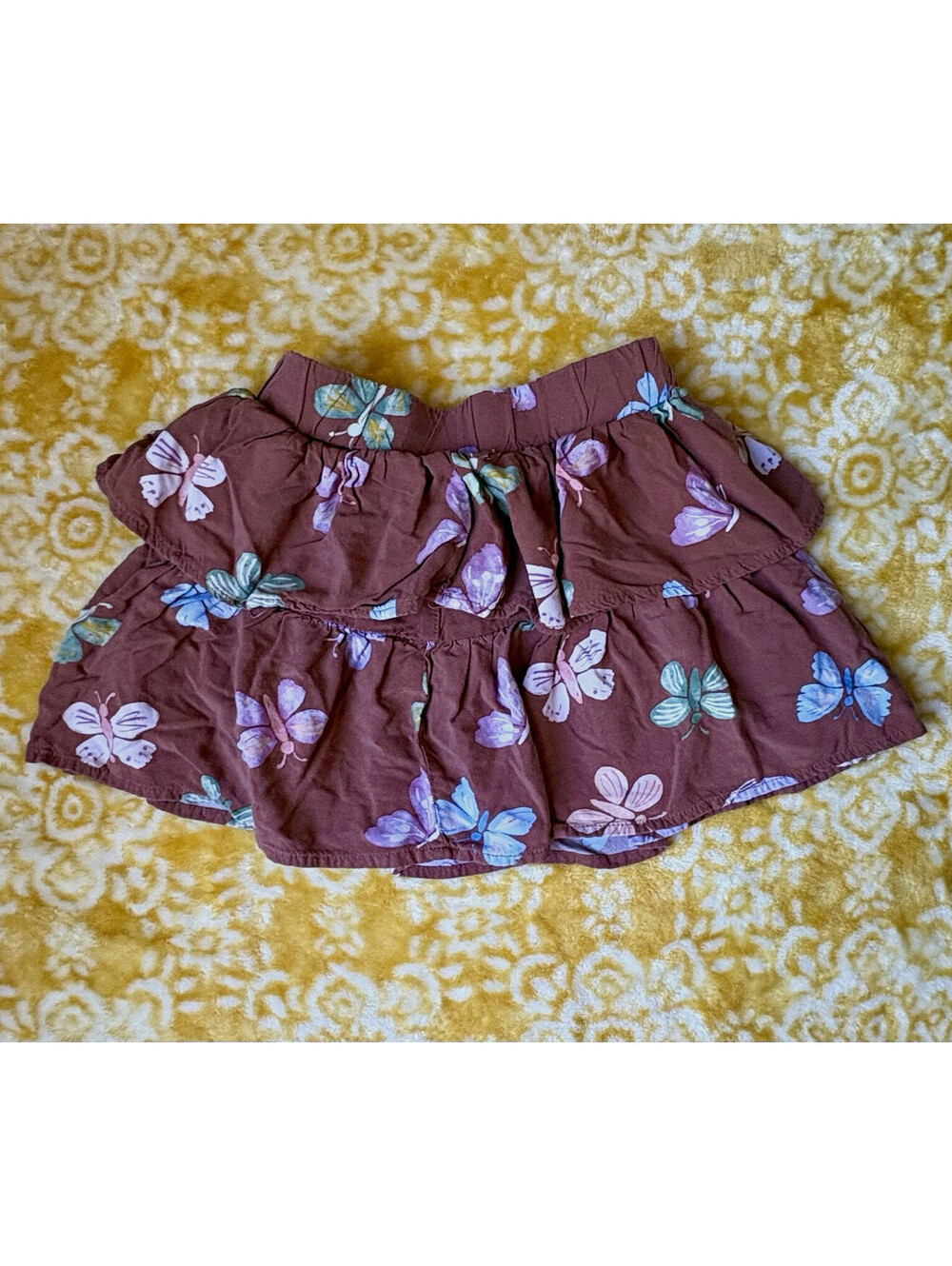 Garanimals Toddler Girl Butterfly Skirt, Brown, Size 5T